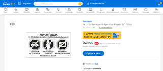 6X Licor Ramazzotti Aperitivo Rosato 15° 700Cc por $59.990