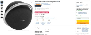 Harman Kardon Bocina Onyx Studio 8 por $2,879 | Descuento Amazon