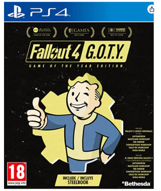 Fallout 4 GOTY Steelbook Edition PS4 por 22,31€.