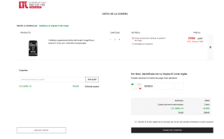 Cafetera superautomática De'Longhi Magnifica S ECAM22.113.B Molinillo integrado 1450W 15 bar por 284€