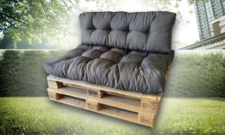 Palletkussen lounge set grijs of antraciet voor €39,95 bij Fabrieks-verkoop