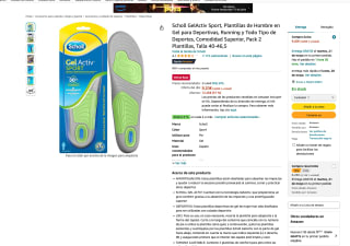 Pack 2 Plantillas de gel Scholl a tan solo 9,20€