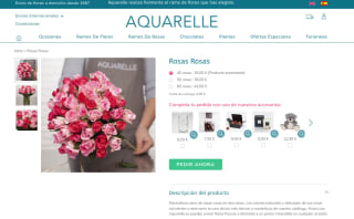40 Rosas de Aquarelle por solo 29€