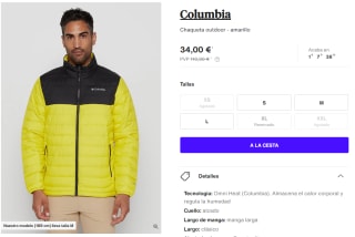 Columbia Chaqueta outdoor desde 34€ para hombre y mujer