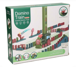 Domino Set met Trein, 129dlg. voor €10 bij Lobbes