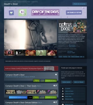 Juego Death's Door Steam por 4,87€