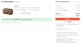 15% extra korting op geselecteerde sale bij Home24
