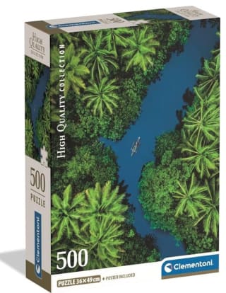 Puzzle marca Clementoni Vista aérea del trópico de 500 piezas por 5,99€