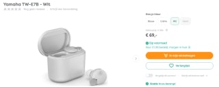 Yamaha TW-E7B - Wit voor €69 bij Art & Craft