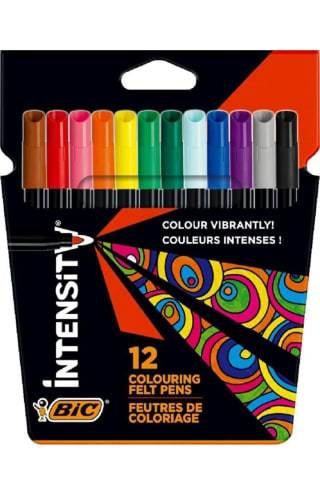 Pack de 2 × 12 unidades Rotuladores Bic Intensity por 5,24€.