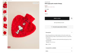 Bolsa agua termíca pelo corazón Snoopy por 8,99€