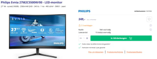 Philips Evnia 27M2C5500W/00 - LED-monitor voor €249 bij Azerty