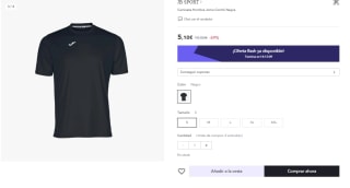 2 Camisetas para Hombre Joma Combi por 7.65€
