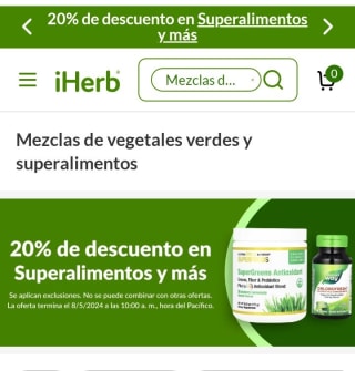 -20% en Superalimentos desde iHerb.