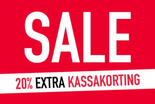 20% extra kassakorting op de sale van Ziengs