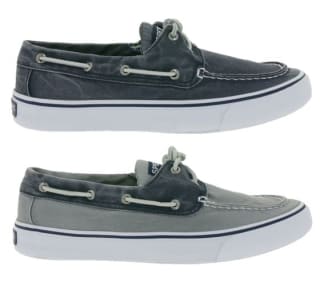 Sperry Bahama II heren canvas bootschoenen grijs of blauw voor €19,99 bij Oulet46