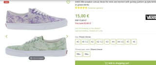 VANS ERA sneaker canvas schoenen voor €15 per paar bij Outlet46