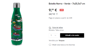 Botella Kukuxumusu Narra por 9.99€