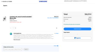 SAMSUNG Bottom Mount Freezer with SmartThings AI energy RB38C600EWW/EF por 324,33€