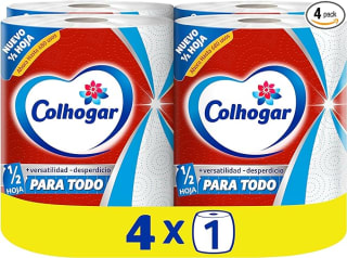 Colhogar Paratodo Maxirolls x4 - Papel de Cocina Multiusos y Absorbente - 4 Rollos [Con compra recurrente] por 9,17€