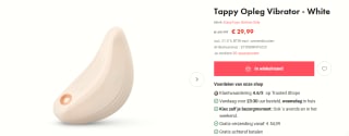 Tappy Opleg Vibrator - White voor €29,99 bij Easytoys
