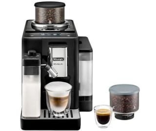 DE LONGHI Volautomatische espressomachines Rivelia Onyx Black voor €597 bij de Mediamarkt