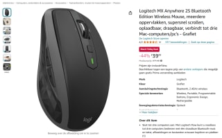 Logitech MX Anywhere 2S voor €39,99 bij Amazon