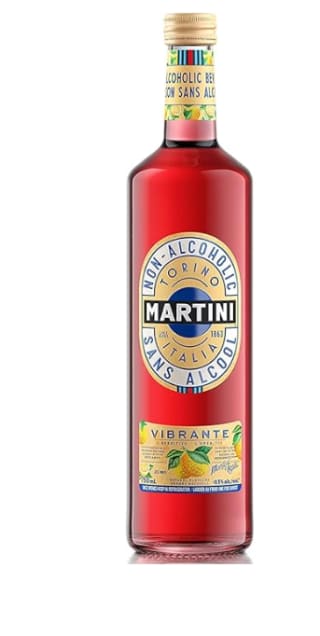 Martini Vibrante Aperitivo sin Alcohol, 75cl por 6.6€