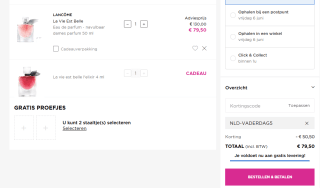 €5 korting op je bestelling bij ICI PARIS XL