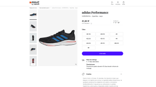 Adidas Performance SUPERNOVA+ hombre zapatillas running negro por 41€