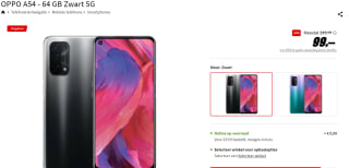 OPPO A54 5G Zwart voor €99 bij de MediaMarkt