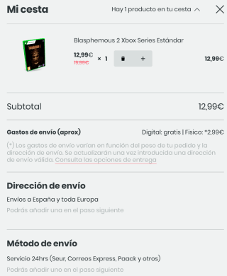 Juego Blasphemous 2 Xbox serie X por solo 12,99€