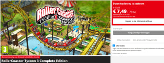 RollerCoaster Tycoon 3 (Nintendo Switch) voor €7,49