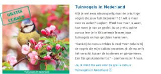Gratis Online Vogelcursus Vogelbescherming