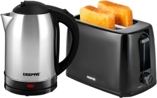 Geepas Kettle & 2 Slice Toaster Set