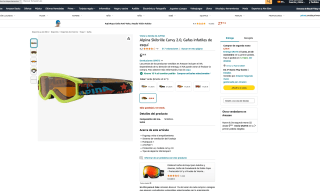 Gafas Alpina Skibrille Carvy 2.0 infatiles de esquí por 6,28€