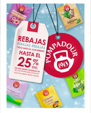 Hasta -25% de Descuento en Pompadour.