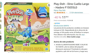 Play-Doh Dino cuello largo por 11,99€