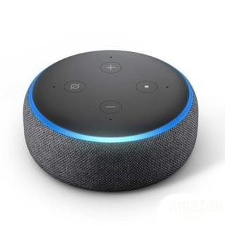 Smart Speaker da Amazon, modelo ECHO DOT de 3° geração com Alexa - R$ 348,74