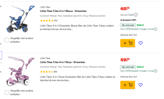 Little Tikes Trike 4-in-1 driewieler voor €48,39 bij Bol