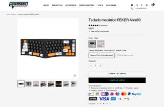 Teclado mecánico FEKER Alice80 por solo 84,24€