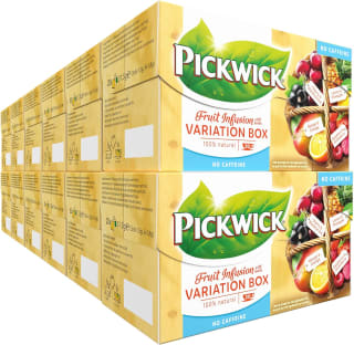 Pickwick Fruit Fusion Thee Variatiebox - 12 x 20 theezakjes voor €11,88 bij Amazon