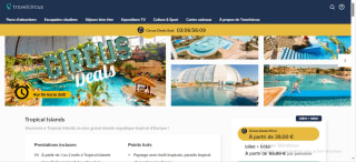 Séjour à Tropical Islands à Brandebourg - Billet 2 jours + 1 nuit dans une tente Safari avec petit déj à 39€