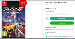 Redout 2 Deluxe Edition voor €19,99 bij Nedgame
