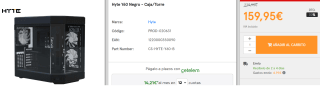 Caja/Torre Hyte Y60 por 159.95€