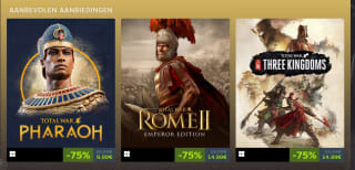 Tot 85% korting op de Total War serie tijdens de sale op STEAM