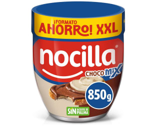 2 Nocilla ChocoMix bote 850G 2 colores por solo 8,98€