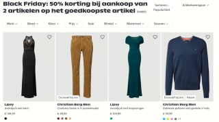 50% korting op 2e goedkoopste artikel bij Peek & Cloppenburg