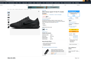 NIKE Tiempo Legend 10 Club TF Sneaker Hombre por 38,49€
