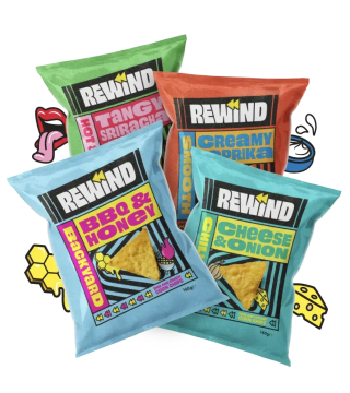 Probeer Rewind chips gratis na cashback